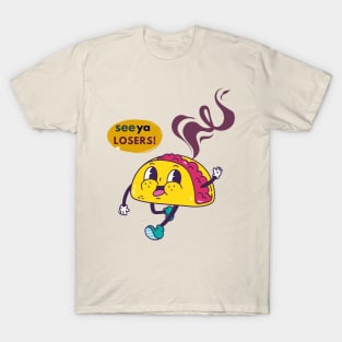 Funny Taco Cartoon T-Shirt